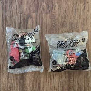 BUNDLE - SNOOPY AS THE “BEAGLE SCOUT” & ASTRONAUT SNOOPY TOYS